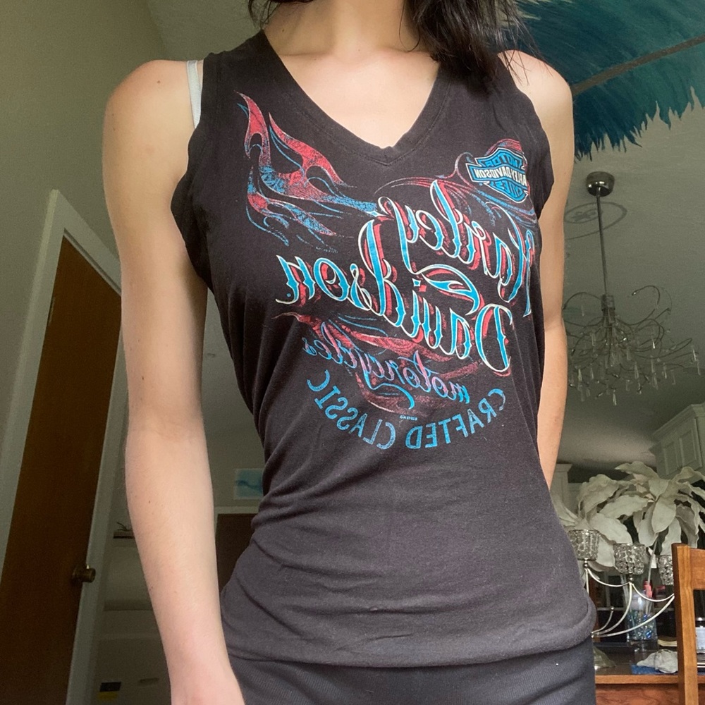 Large Harley Davidson Tank